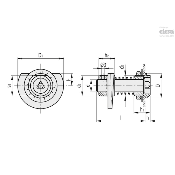 Cam Latches With Key, BOCK.25-54-S